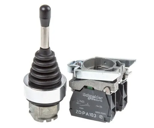 63-7633-06　IP66 Joystick Switch, 2 axes, 220 mA Screw 600V NO, -25 → +70°C　XD4PA12