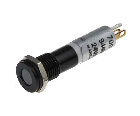 63-7708-60　RS PRO Green, Red, Yellow Indicator, 24 V dc, 8mm Mounting Hole Size, Solder Tab Termination, IP67　700-1782