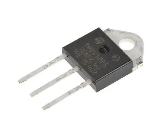 63-7693-77　TPDV1225RG 25A, 1200V, TRIAC, Gate Trigger 1.5V 150mA, 3-pin, Through Hole, TOP3 STMicroelectronics　TPDV1225RG