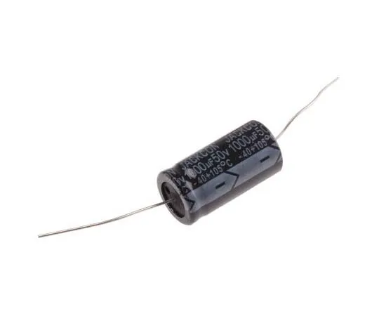 63-7728-48　RS PRO 1000μF 50V dc Aluminium Electrolytic Capacitor, Through Hole 16 (Dia.) x 33mm +105°C 16mm 33mm　170-1139