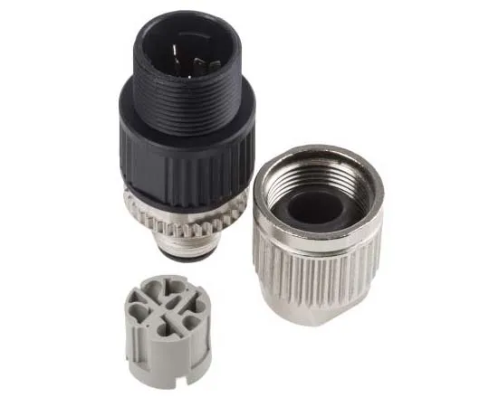 63-7727-06　Harting Harax M12 Series M12 Cable Mount Connector, 5 contacts Plug　21032721505