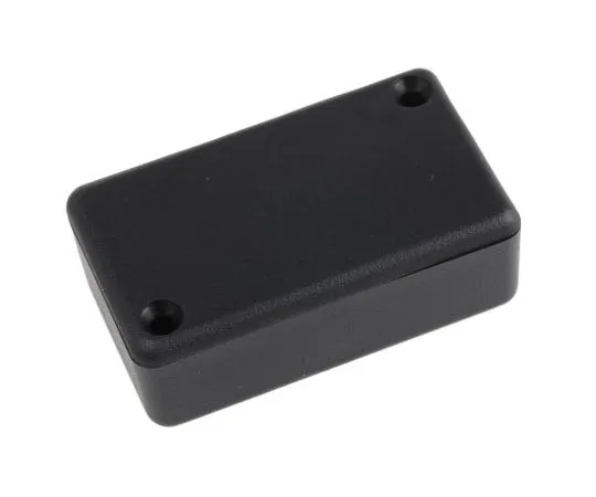 63-7603-25　Hammond 1551, ABS Enclosure, IP54, 60 x 35 x 20mm　1551HBK