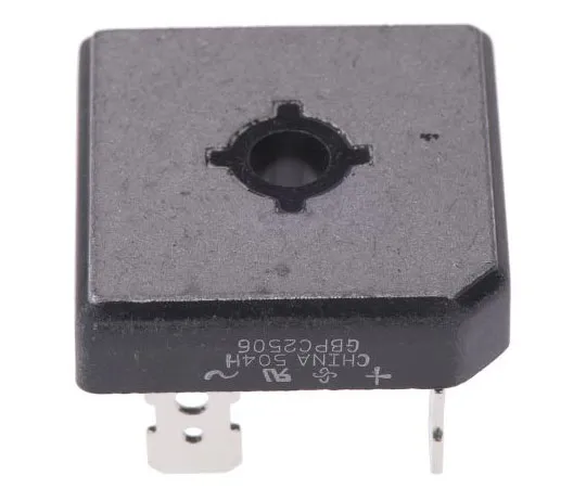 63-7648-36　Vishay GBPC2506-E4, Bridge Rectifier, 25A 600V, 4-Pin GBPC　GBPC2506-E4
