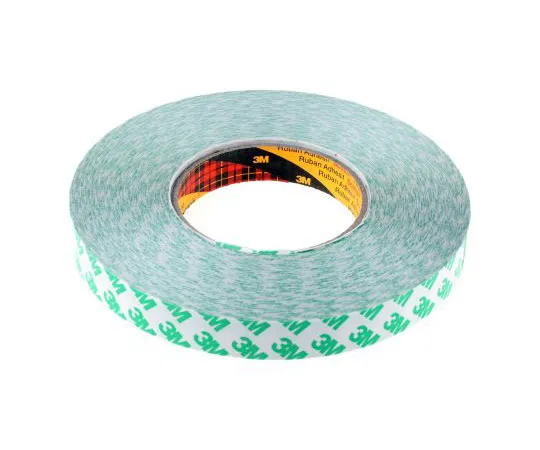 63-7593-61　3M 9087 White Double Sided Plastic Tape, 19mm x 50m　9087 19MMX50M