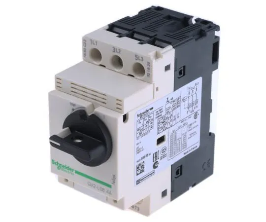 63-7630-70　Schneider Electric TeSys 690 V Motor Protection Circuit Breaker, 3P Channels, 2.5 → 4 A, 4 → 6 A, 4 kA　GV2L08