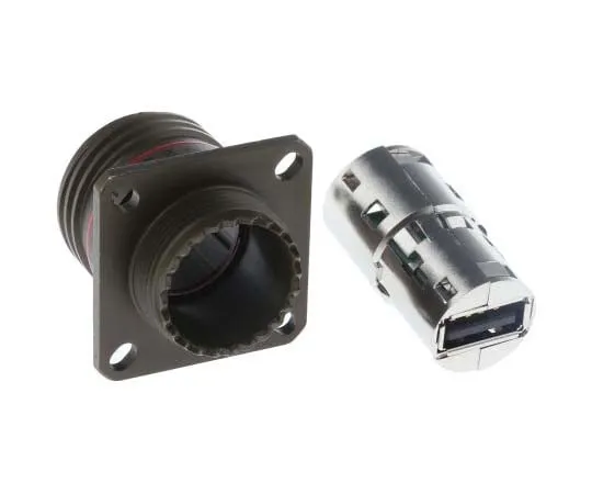 63-7704-38　Amphenol USBF TV Series, Panel Mount Type A USB Connector, Receptacle　USBFTV22G