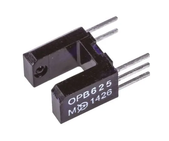 63-7555-22　OPB625 Optek, Through Hole Slotted Optical Switch, Buffer, Open-Collector with 10K Pull-Up Resistor Output　OPB625