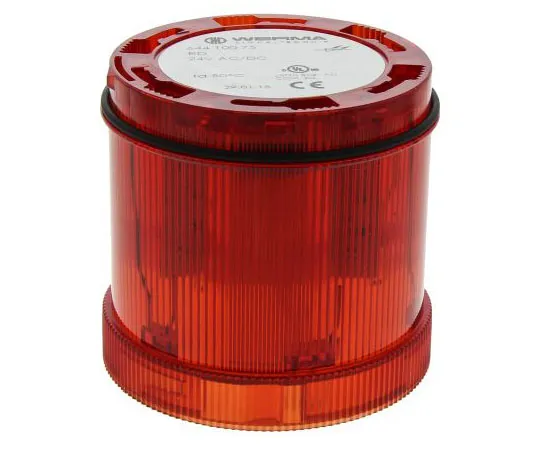 63-7555-43　KombiSIGN 71 644 Beacon Unit, Red LED, Steady Light Effect, 24 V dc　64410075