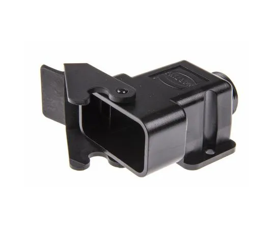 63-7628-19　Harting Dust Protection Cover Series Connector Housing Surface Mount Socket, 4P+2E, Screw Down Termination　9120080901