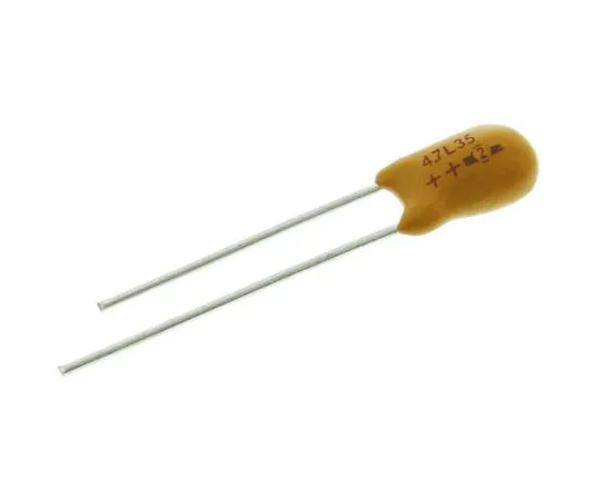 63-7690-48　Vishay Tantalum Capacitor 4.7μF 35V dc MnO2 Solid ±20% Tolerance 489D Series　489D475X0035D1VE3