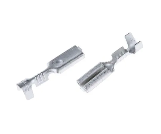 63-7678-20　TE Connectivity FASTON .110 Series Crimp Receptacle, 2.79mm, 0.2mm² to 0.6mm², 24AWG to 20AWG, Tin Plated　150205-2