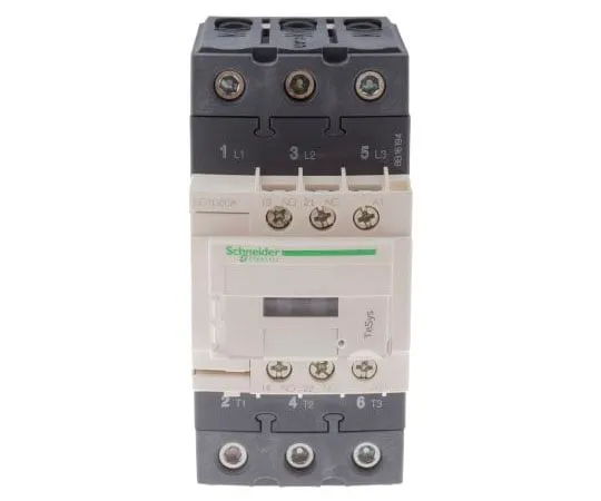 63-7656-52　Schneider Electric 3 Pole Contactor, 50 A, 110 V ac Coil, TeSys D, 3NO, 22 kW　LC1D50AF7