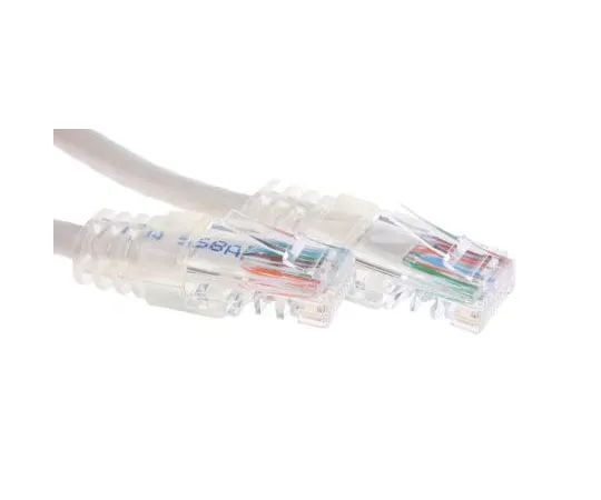63-7648-40　Decelect Forgos Grey Cat5 Cable U/UTP, 500mm Male RJ45/Male RJ45　SPE191555