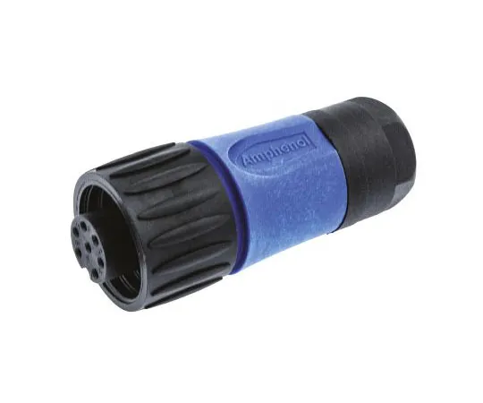 63-7621-04　Amphenol Eco-Mate Series Cable Mount Connector, 6 + PE contacts Socket　C01630D00610010