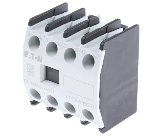 63-7602-96　Eaton DILM, 3NO/NC (4), Auxiliary Contact, Front Mount, 4 A ac, 10 A dc　277949 & DILM150-XHI31