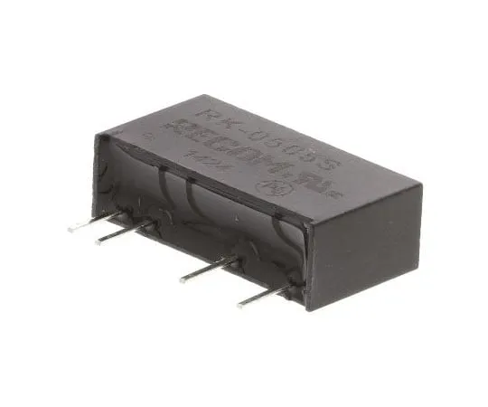 63-7568-09　Recom RK 1W Isolated DC-DC Converter Through Hole, Voltage in 4.5 → 5.5 V dc, Voltage out 5V dc　RK-0505S