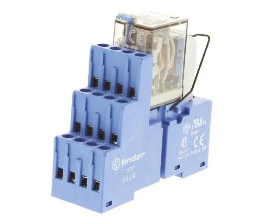 63-7646-15　Finder 12V dc DIN Rail Interface Relay Module, 4PDT　58.34.9.012.0050SMA