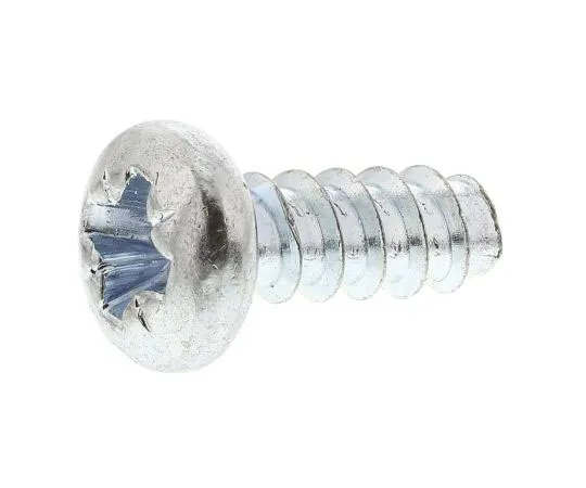 63-7573-82　RS Pro Bright Zinc Plated Steel Self Tapping Screw N°6 x 9mm Long　482-8076