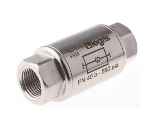 63-7558-65　Legris Stainless Steel Single Non Return Valve 3/8 in G　4890 17 17