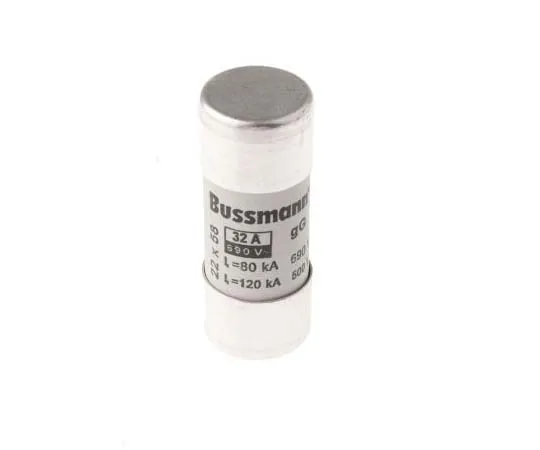 63-7717-42　Cooper Bussmann, 32A Ceramic Cartridge F***, 22.2 x 58mm　C22G32