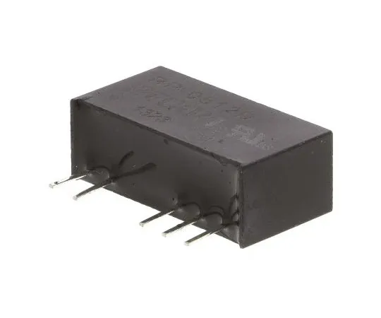 63-7559-63　Recom RP 1W Isolated DC-DC Converter Through Hole, Voltage in 4.5 → 5.5 V dc, Voltage out ±12V dc　RP-0512D