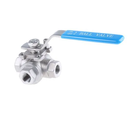 63-7591-40　RS PRO High Pressure Ball Valve Stainless Steel 3/8 in BSPP 3 Way　499-1938