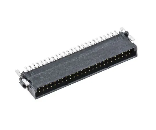 63-7635-93　ERNI SMC, 50 Way, 2 Row, Right Angle PCB Header　154765