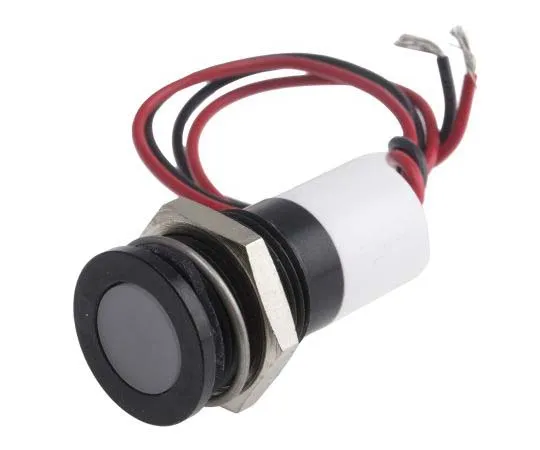 63-7717-94　RS PRO White Indicator, 12 V dc, 14mm Mounting Hole Size, Lead Wires Termination, IP67　703-8998