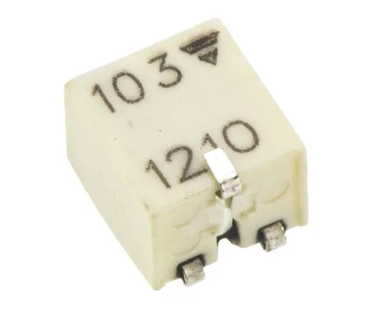 63-7580-69　10kΩ SMD Trimmer Potentiometer 0.25W Side Adjust Vishay TSM4 Series　TSM4YJ103KB25