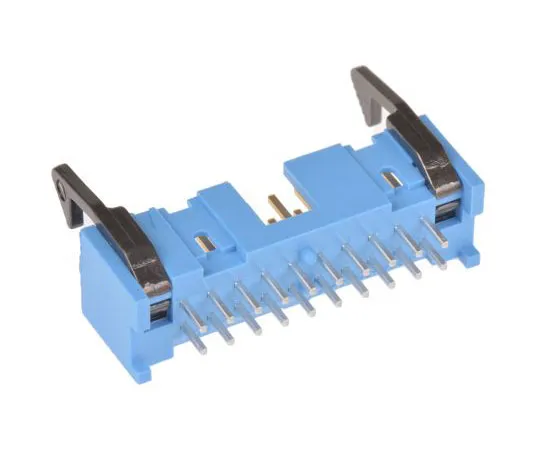 63-7678-56　TE Connectivity AMP-LATCH, 20 Way, 2 Row, Straight PCB Header　2-1761608-7