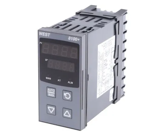 63-7573-50　West Instruments P8100 PID Temperature Controller, 96 x 48 (1/8 DIN)mm, 1 Output Linear, 100 V ac, 240 V ac Supply　P8100-2700-0000