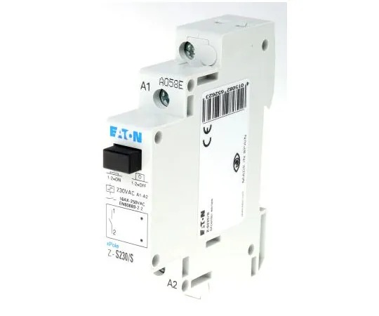 63-7603-97　1P Impulse Relay With NO Contacts, 16 A, 230 V ac Coil　265262 & Z-S230/S