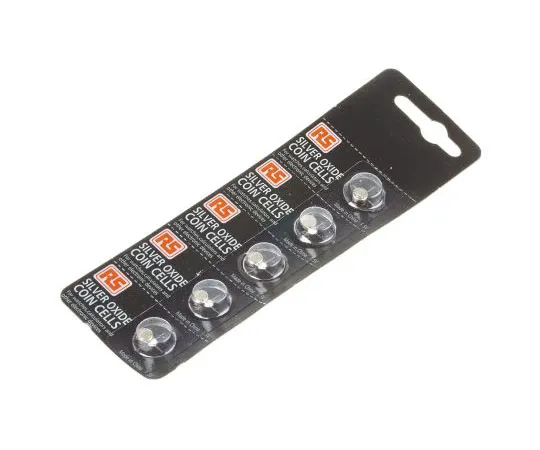 63-7587-05　RS Button Battery, SR63, 1.55V, 5.8mm Diameter　494-2396