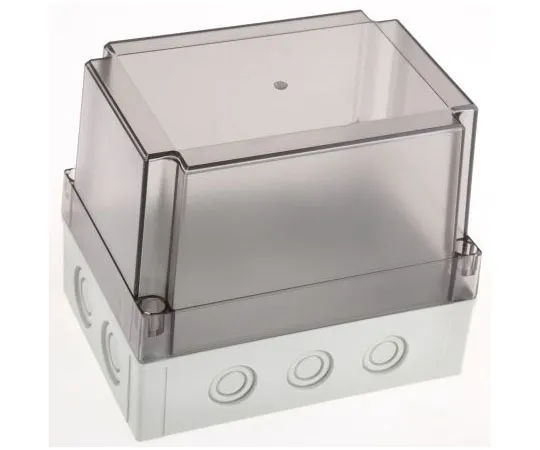 63-7590-94　Fibox Polycarbonate Enclosure, IP66, IP67, 180 x 130 x 150mm　PCM 150/150 T ENCLOSURE