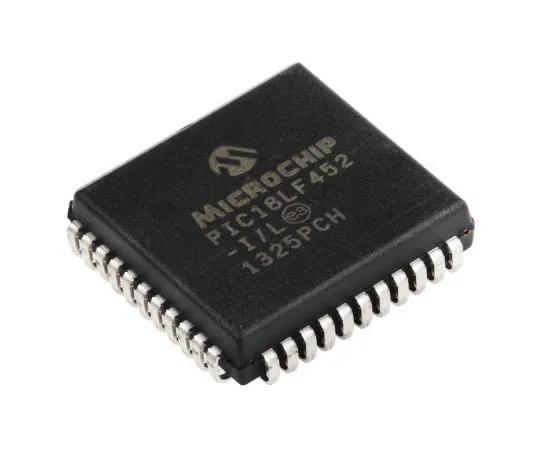 63-7644-51　Microchip, 8bit PIC Microcontroller, 40MHz, 32 kB Flash, 44-Pin PLCC　PIC18LF452-I/L