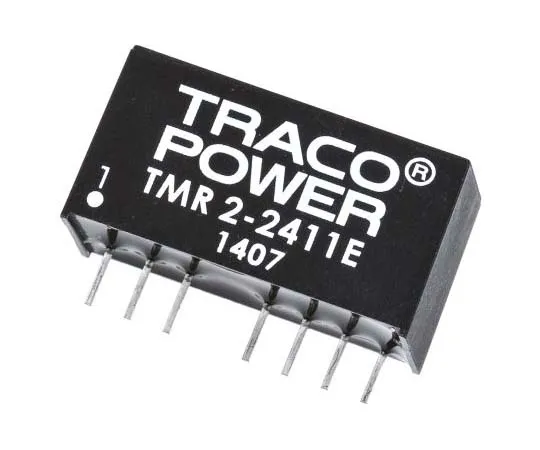 63-7724-56　TRACOPOWER TMR 2E 2W Isolated DC-DC Converter Through Hole, Voltage in 18 → 36 V dc, Voltage out 5V dc　TMR 2-2411E