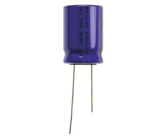 63-7689-01　Vishay 680μF 63V dc Aluminium Electrolytic Capacitor, Through Hole 18 (Dia.) x 25mm +125°C 18mm 7.5mm　MAL214658681E3