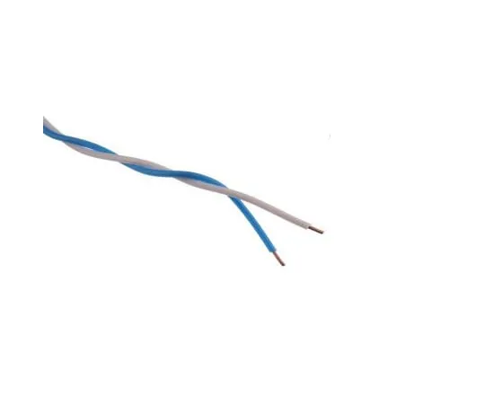 63-7605-31　Decelect Forgos 1 Pairs 100m 2 Core Telephone Cable, Unshielded Blue/White Sheath 100 V　SPE191371