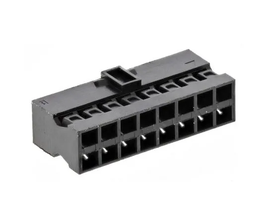 63-7674-24　Amphenol FCI Minitek Connector Housing, 2mm Pitch, 16 Way, 2 Row　90311-016LF