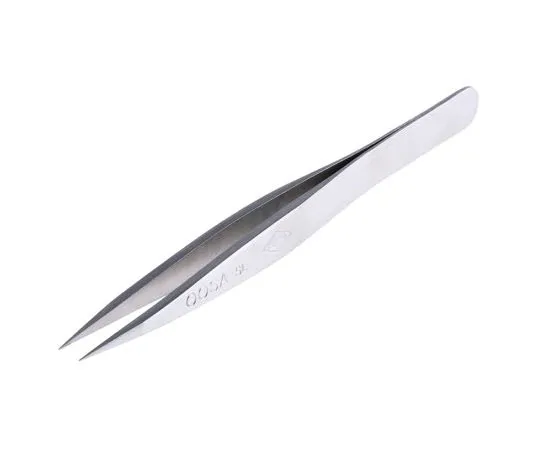63-7552-17　Erem by Weller 120 mm, Anti-Magnetic Stainless Steel, Straight; Pointed, Anti-Acid Tweezers　OOSASL