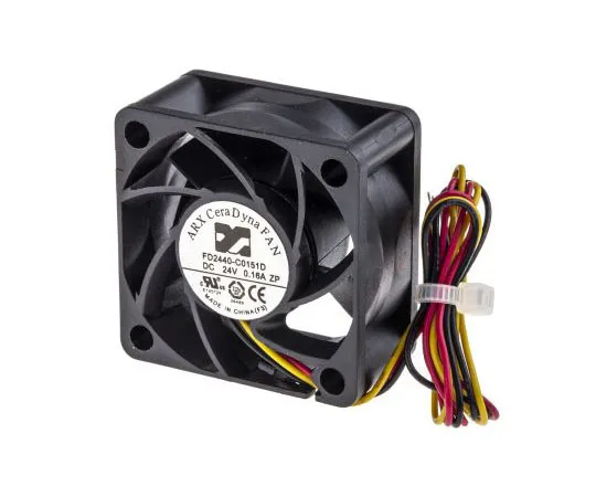63-7583-98　ARX CeraDyna Series Axial Fan, 40 x 40 x 20mm, 21.6m³/h, 3.12W, 24 V dc　FD2440-C0151D2AL