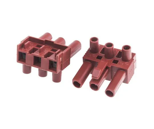 63-7588-42　RS PRO Non-F***d Terminal Block, 3 Way/Pole, Screw Down Terminals, 2.5 mm² Cable Mount, Nylon, 400 V Male　495-6272