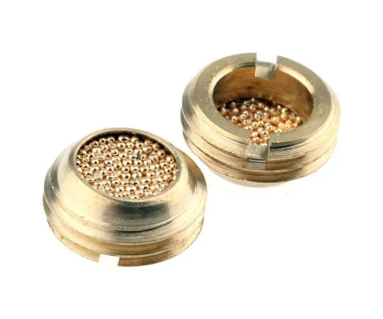 63-7556-54　Legris 0677 Brass 12bar Pneumatic Silencer, Threaded, G 1/4 Male　0677 00 13
