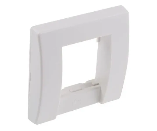 63-7566-91　Molex Premise Networks Angled Cat6 1 Way RJ45 Face Plate　WGB-00001-02 SINGLE