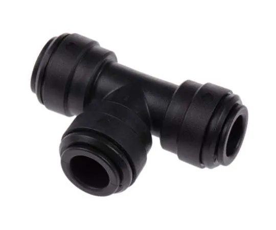 63-7718-52　John Guest PM Pneumatic Tee Tube-to-Tube Adapter, Push In 10 mm x Push In 10 mm x Push In 10 mm　PM0210E