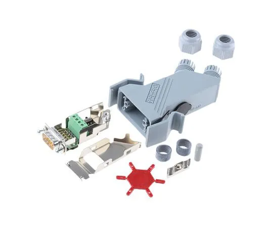 63-7614-82　VS-09-PROFIBUS-SC Series, Angled 9 Way Profibus Connector Kit　1654549