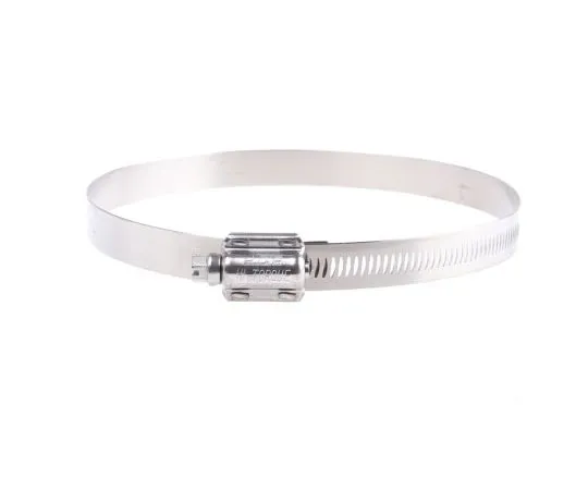 63-7586-98　HI-TORQUE Stainless Steel Slotted Hex Worm Drive, 16mm Band Width, 130mm - 160mm Inside Diameter　HTM160P