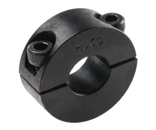 63-7699-21　Huco Collar Two Piece Clamp Screw, Bore 12mm, OD 28mm, W 11mm, Steel　46201012