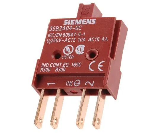 63-7635-68　NC Modular Switch Contact Block for *** with 3SB2　3SB2404-0C