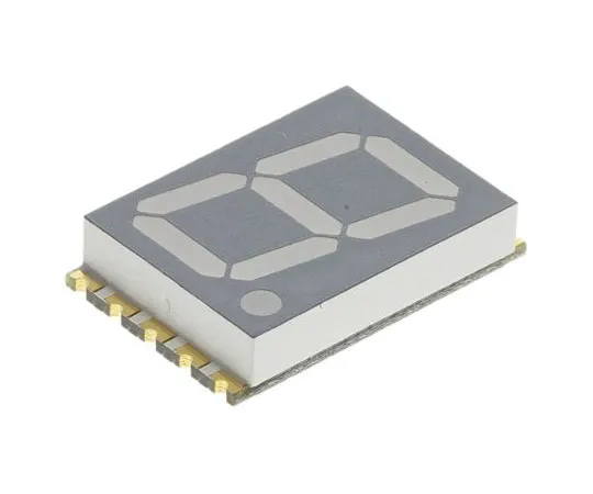 63-7638-72　KCSC56-105 Kingbright 7-Segment LED Display, CC Red 44 mcd RH DP 14.2mm　KCSC56-105